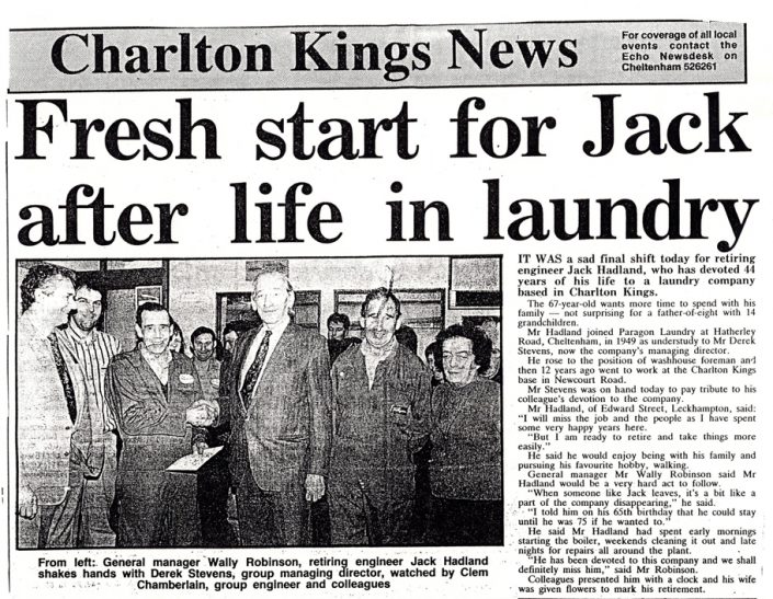 CK 10 – Jack Hadlands Retirement 1994